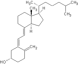 Image of molecular structure representing Cholecalciferol