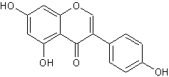 Image of molecular structure representing Genistein