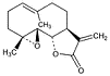 Image de la structure moléculaire représentant Parthénolide