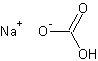 Image of molecular structure representing Sodium bicarbonate