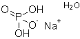 Image of molecular structure representing Sodium phosphate, monobasic, monohydrate
