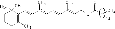 Image of molecular structure representing all-trans-Retinyl palmitate