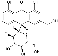 Image of molecular structure representing Barbaloin