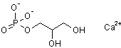 Image of molecular structure representing Calcium glycerophosphate