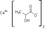 Image of molecular structure representing Calcium lactate