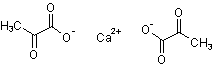Image of molecular structure representing Calcium pyruvate