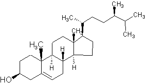 Image of molecular structure representing Campesterol