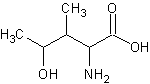 Image of molecular structure representing 4-Hydroxyisoleucine
