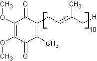 Image of molecular structure representing Coenzyme Q10