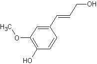 Image of molecular structure representing Coniferyl alcohol
