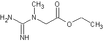 Image of molecular structure representing Creatine ethyl ester