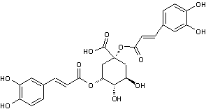 Image of molecular structure representing Cynarin