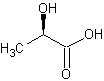 Image de la structure moléculaire représentant Acide D-lactique