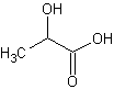 Image of molecular structure representing DL-Lactic acid