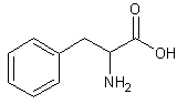Image of molecular structure representing DL-Phenylalanine