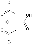 Image of molecular structure representing Disodium citrate