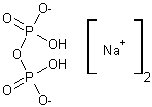 Image of molecular structure representing Disodium pyrophosphate