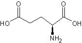 Image of molecular structure representing L-Glutamic acid