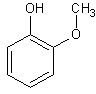 Image de la structure moléculaire représentant Guaïacol