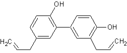 Image of molecular structure representing Honokiol