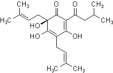 Image of molecular structure representing Humulone