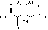Image de la structure moléculaire représentant Acide hydroxycitrique