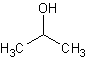 Image of molecular structure representing Isopropyl alcohol