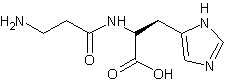 Image of molecular structure representing L-Carnosine