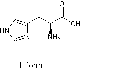 Image of molecular structure representing L-Histidine