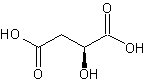 Image of molecular structure representing L-Malic acid