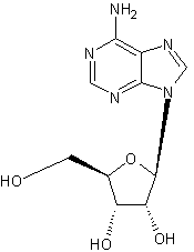 Image of molecular structure representing Adenosine