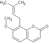 Image of molecular structure representing Osthole