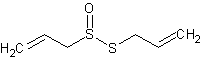 Image of molecular structure representing Allicin
