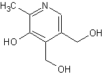 Image of molecular structure representing Pyridoxine