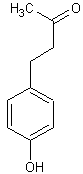 Image of molecular structure representing Raspberry ketone