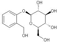 Image of molecular structure representing Salicin