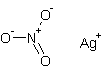 Image of molecular structure representing Silver nitrate