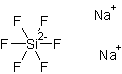 Image of molecular structure representing Sodium hexafluorosilicate