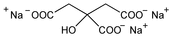Image of molecular structure representing Sodium citrate