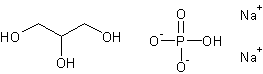 Image of molecular structure representing Sodium glycerophosphate
