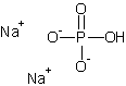 Image of molecular structure representing Sodium phosphate, dibasic