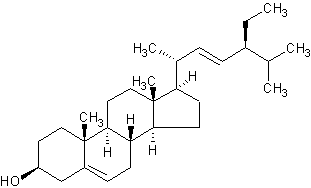 Image of molecular structure representing Stigmasterol