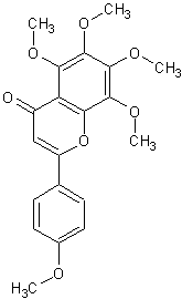 Image of molecular structure representing Tangeretin