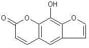 Image of molecular structure representing Xanthotoxol
