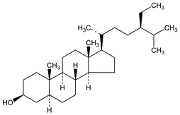 Image of molecular structure representing beta-Sitostanol