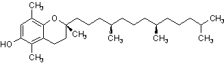 Image of molecular structure representing beta-Tocopherol