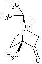 Image of molecular structure representing d-Camphor