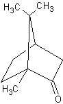 Image of molecular structure representing dl-Camphor