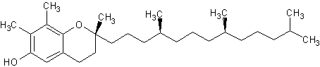 Image of molecular structure representing gamma-Tocopherol