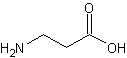 Image of molecular structure representing beta-Alanine